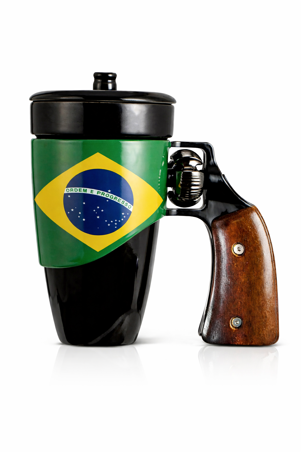 Caneca Homem de Respeito Brasil - Tambor Giratorio